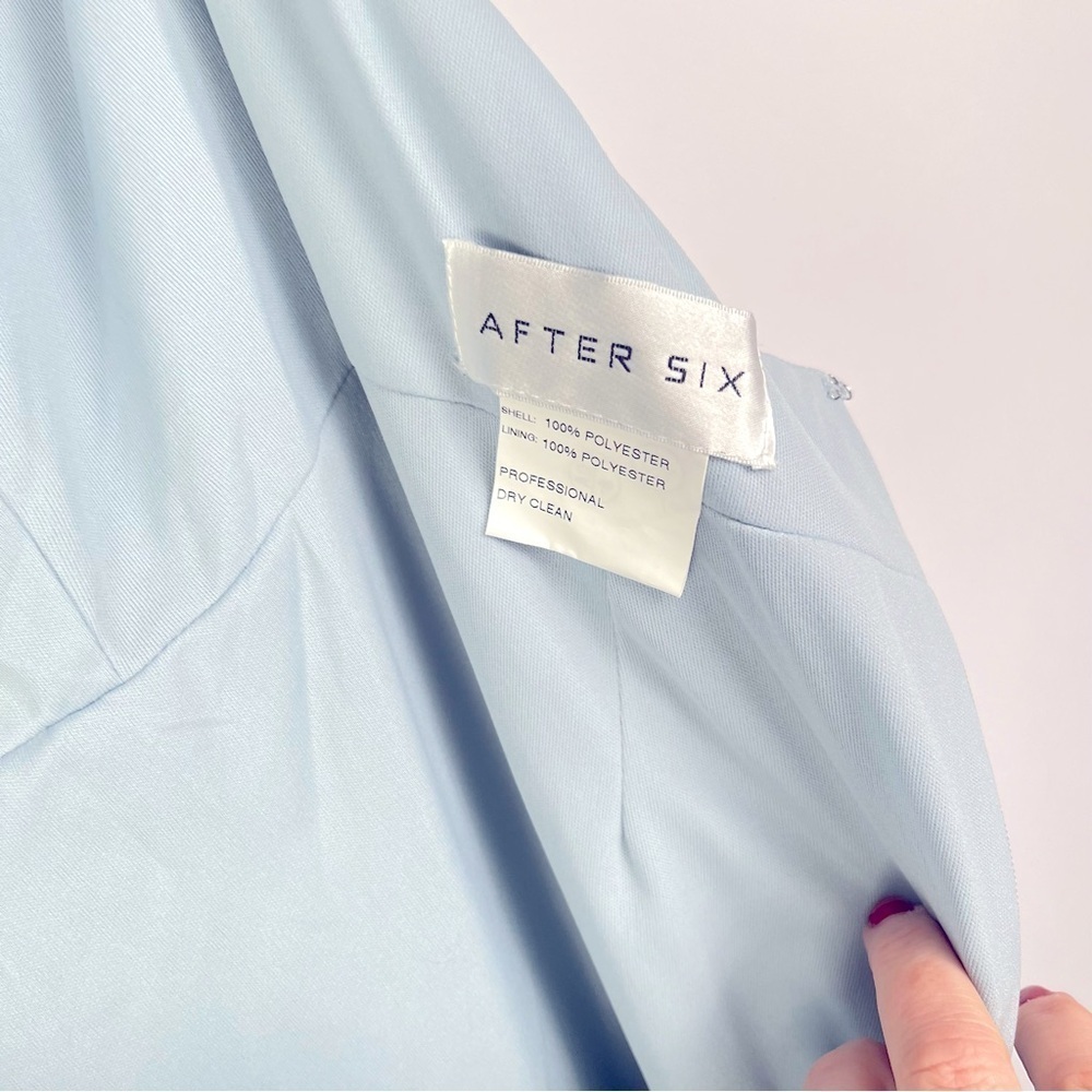 Dessy Collection- HIGH NECK HALTER BACKLESS MAXI DRESS - Picture 12 of 15